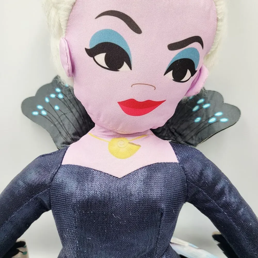 NWT Disney The Little Mermaid Ursula Octopus Shape Plush Buddy Pillow Decorative